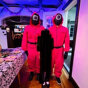 SQUID GAME GUARD COSTUME ADULT LARGE / XL